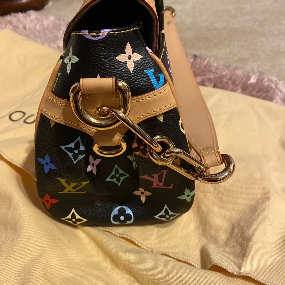 ❌ SOLD❌Louis Vuitton black multicolor Beverly mm - Picture 6 of 7